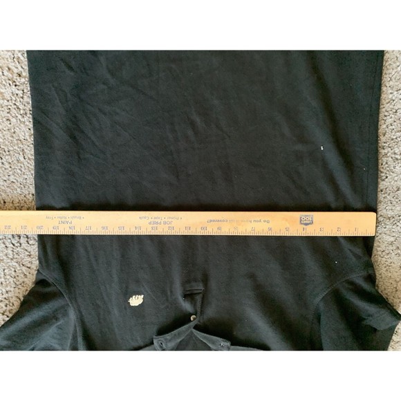 Banana Republic Factory Black Organic Cotton Slim Fit Pique Polo Size S - Picture 5 of 6